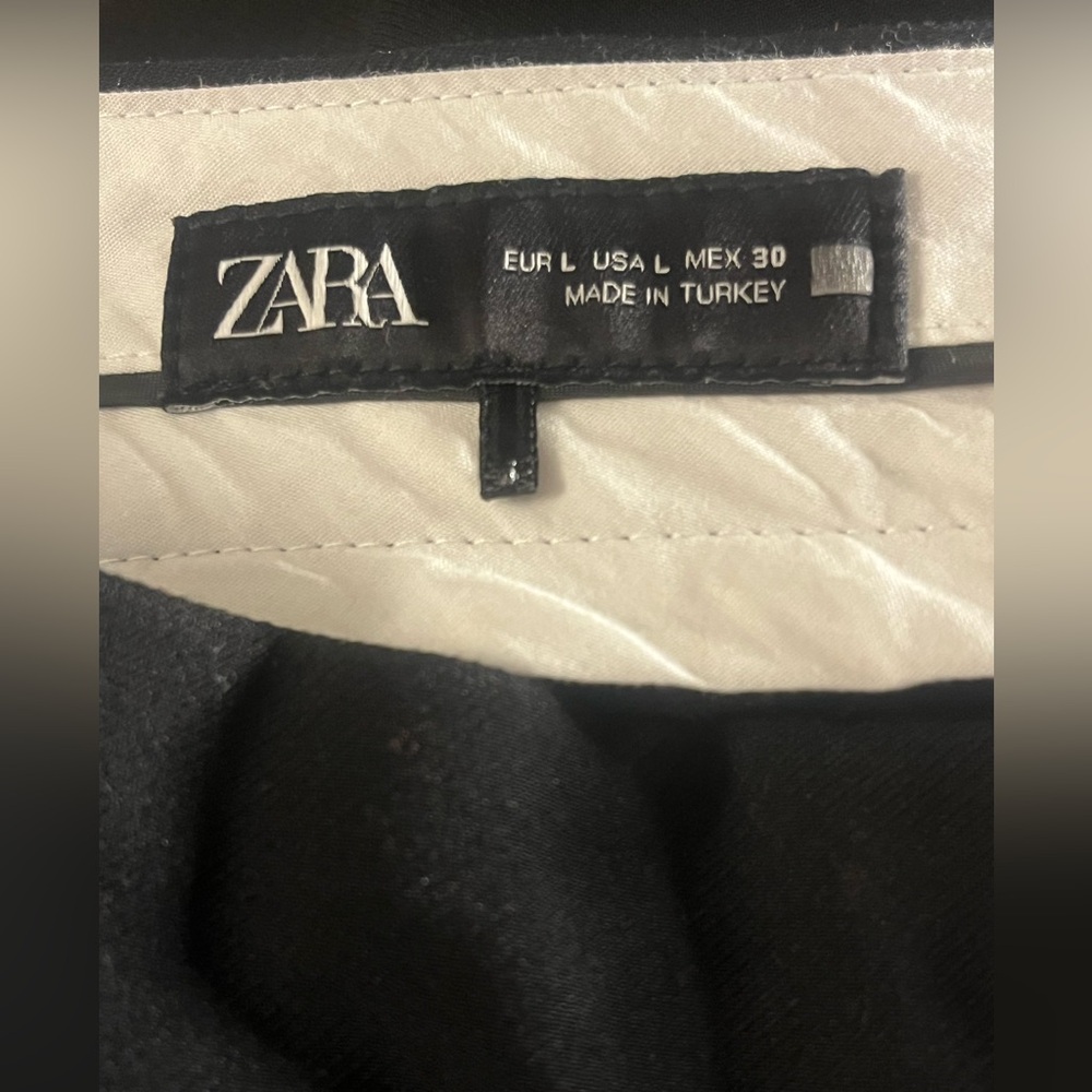 Zara Black Tailored Trousers - Picture 2 of 4